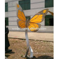 2016 Nueva mariposa de la escultura del arte del acero inoxidable